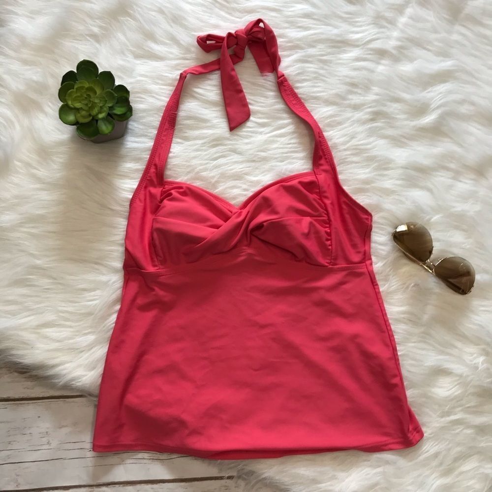 D Catalina Halter Tankini Swim Top med 8/10 swim suit swimwear bathing suit‎